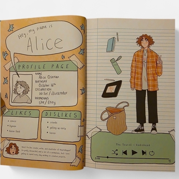 The Heartstopper Yearbook By Alice Oseman ~ 2022 (Hardcover 1st Edition) - Picture 11 of 15